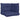 Perne canapea din paleți, 3 buc., bleumarin, textil Oxford