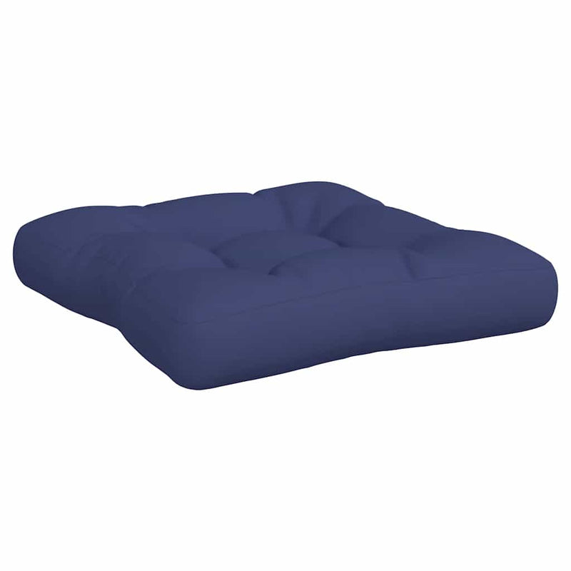 Perne canapea din paleți, 3 buc., bleumarin, textil Oxford