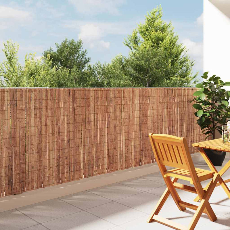 Gard din scoarță de copac 400 x 125cm Cortex Maro
