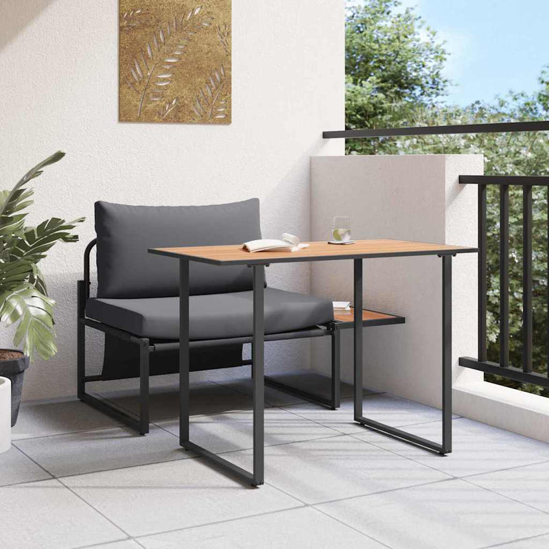 Mobilier de grădină din oțel 2 buc. Antracit Oțel