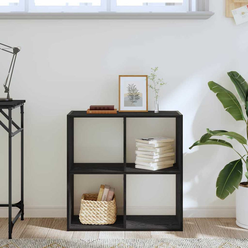Bibliotecă Stejar Negru 68.5 x 32 x 68.5 cm