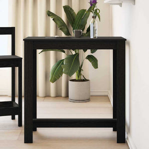 Masă de bar 102 x 50 x 103.5 cm Lemn prelucrat Stejar Negru