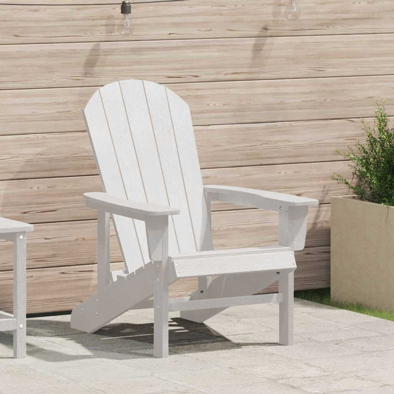 Scaun Adirondack Alb HDPE