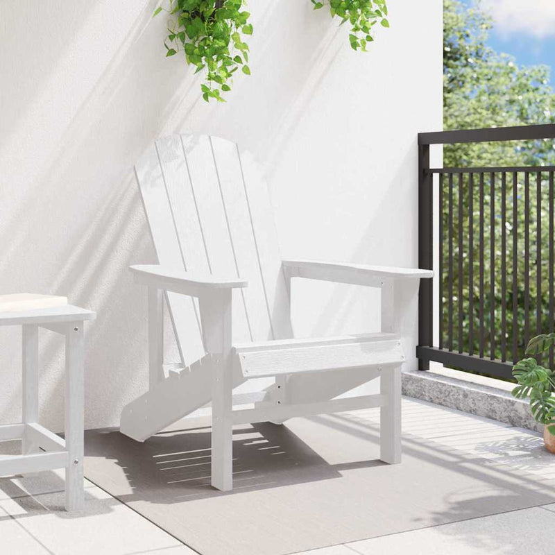 Scaun Adirondack Alb HDPE