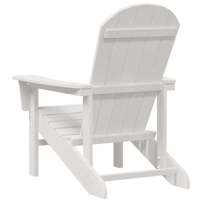 Scaun Adirondack Alb HDPE