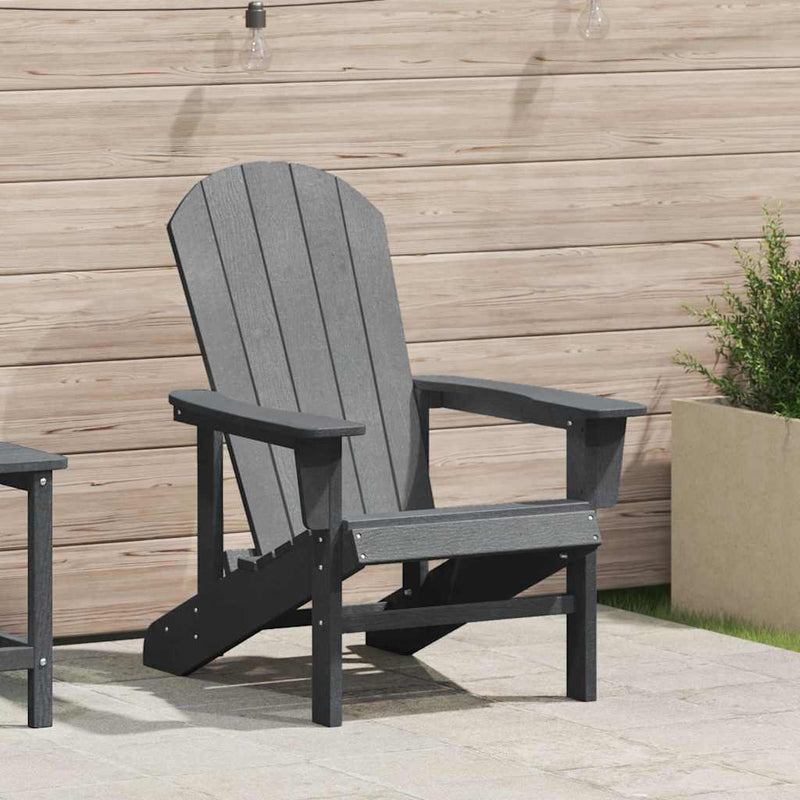 Scaun Adirondack Gri deschis HDPE