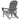 Scaun Adirondack Gri deschis HDPE
