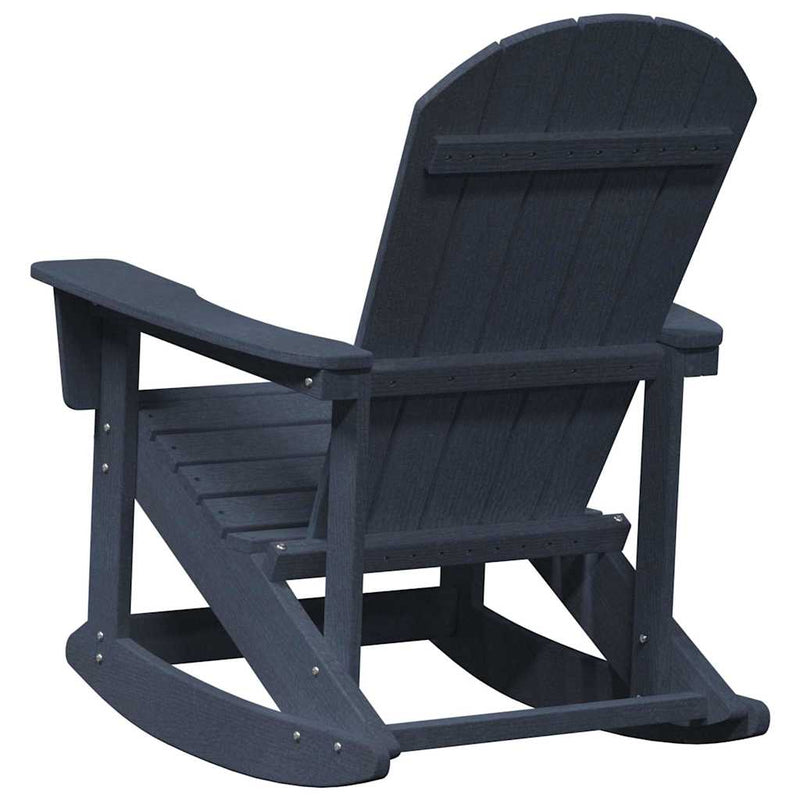 Scaun rocking Adirondack Albastru marin HDPE