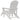 Scaun Adirondack Alb HDPE