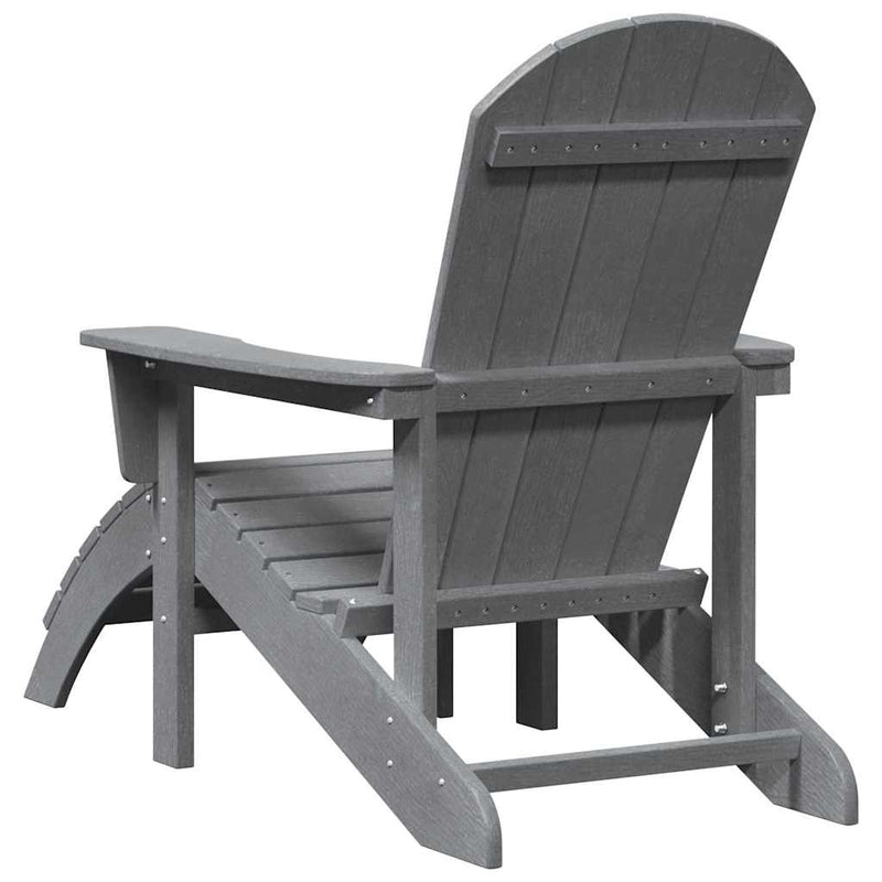 Scaun Adirondack Gri deschis HDPE