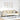Canapea pentru living Crem 250 x 77 x 76 cm Poliester