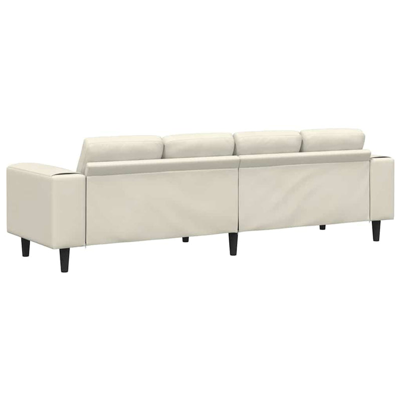 Canapea pentru living Crem 250 x 77 x 76 cm