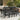 Set bar de grădină 6 buc. Negru HDPE
