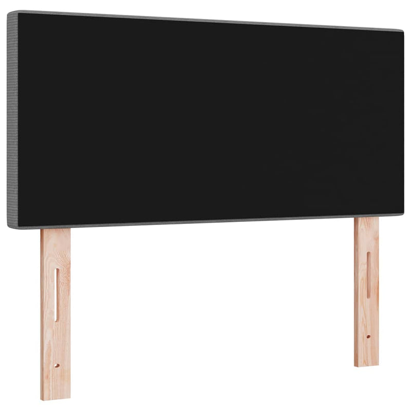 Tăblie cap Gri deschis 80 cm Țesătură din corduroy