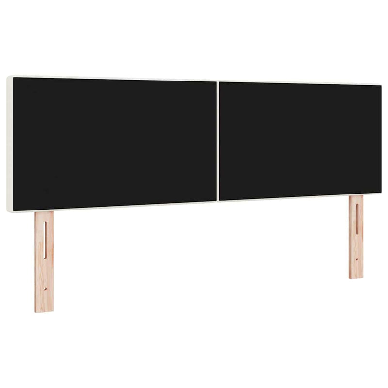 Tăblie cap Crem 160 cm Țesătură din corduroy