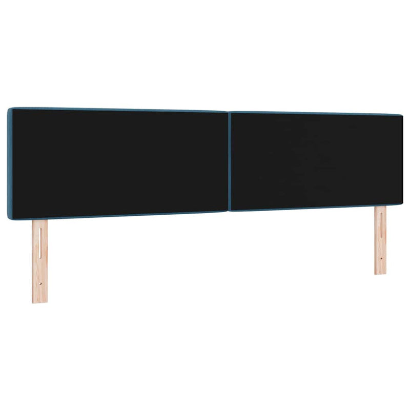 Tăblie cap Albastru închis 180 cm Catifea
