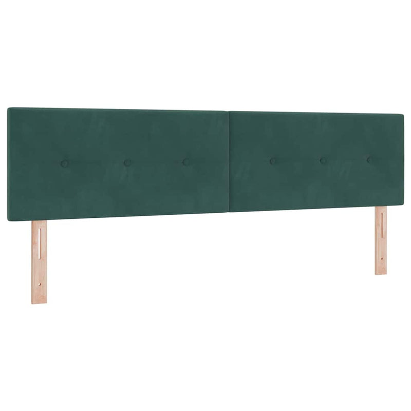Tăblie cap Verde închis 180 cm Catifea