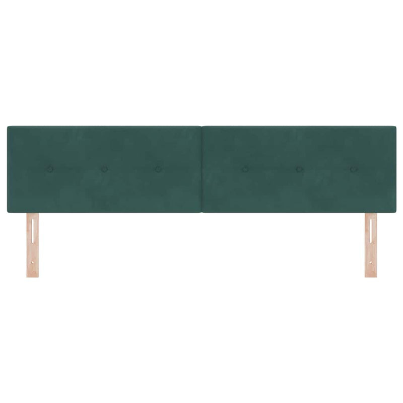 Tăblie cap Verde închis 180 cm Catifea