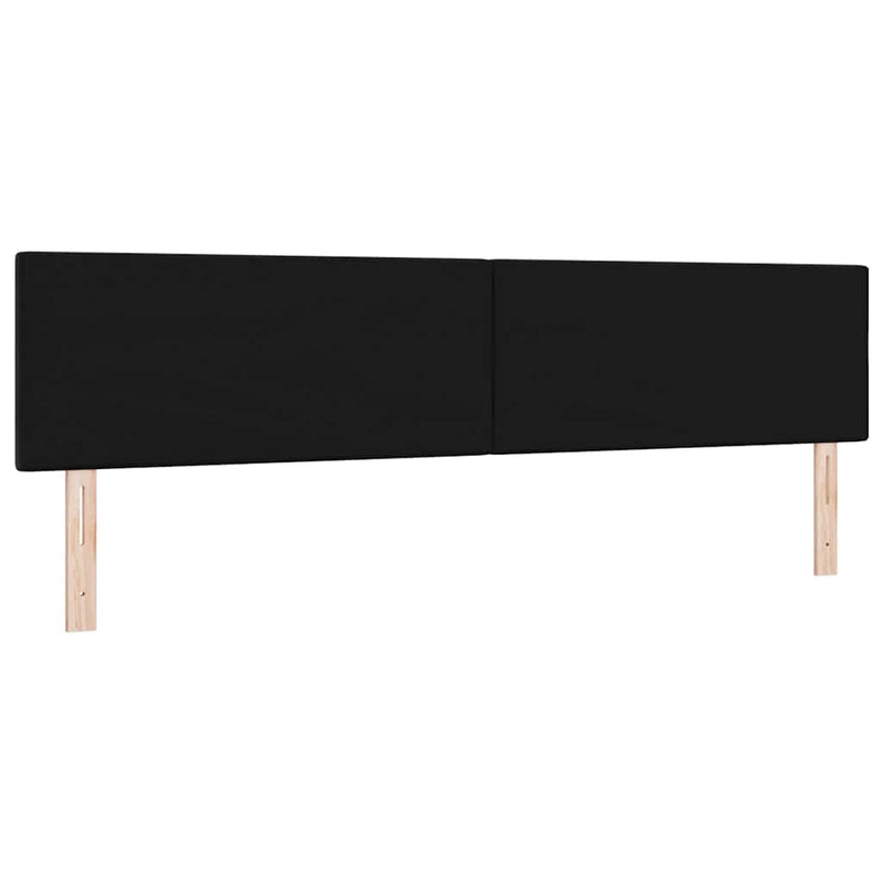 Tăblie cap Negru 200 cm Catifea