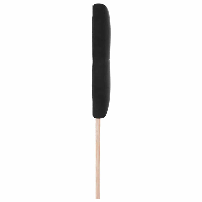Tăblie cap Negru 200 cm Catifea