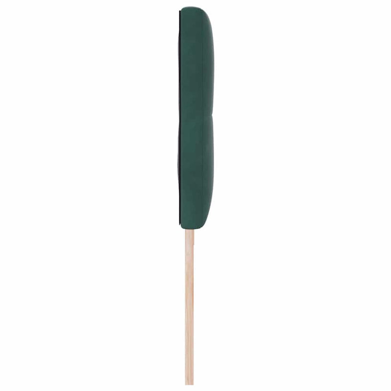 Tăblie cap Verde închis 200 cm Catifea