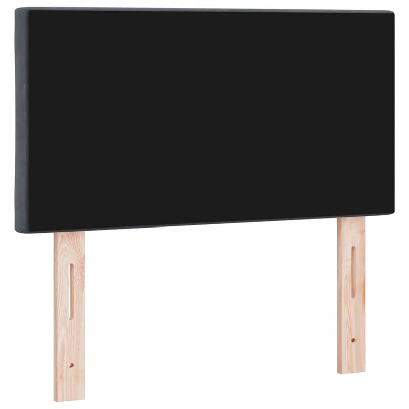Tăblie cap Gri închis 80 cm Catifea