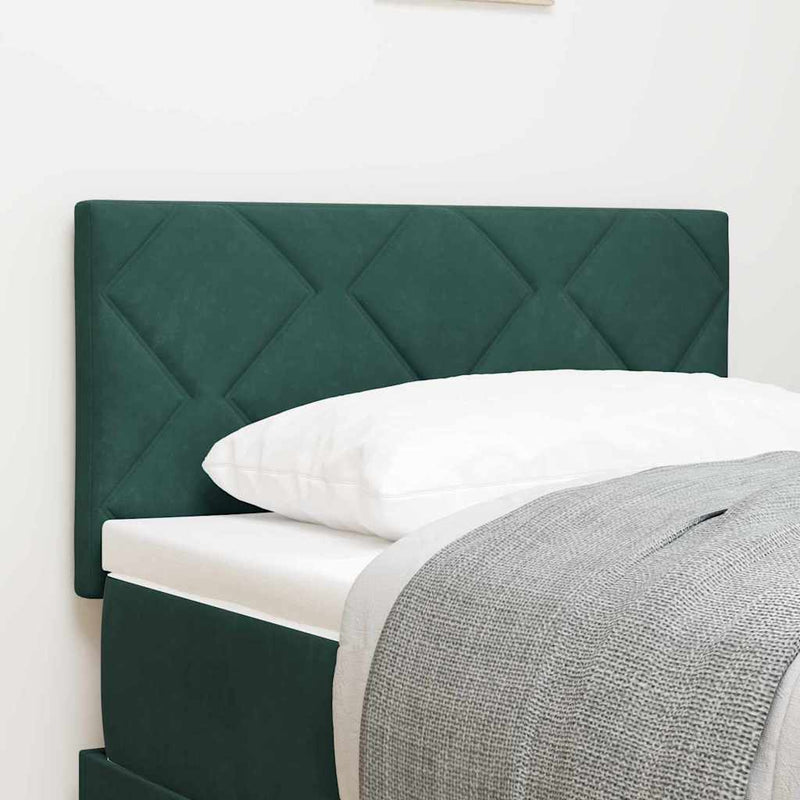 Tăblie cap Verde închis 80 cm Catifea