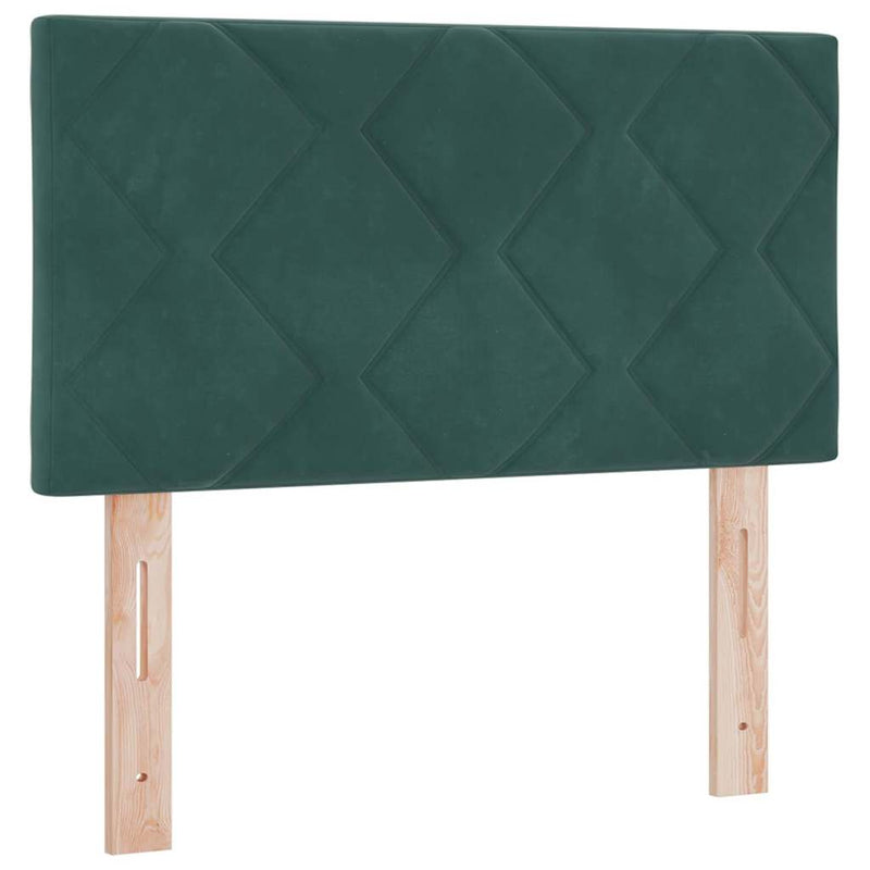 Tăblie cap Verde închis 80 cm Catifea