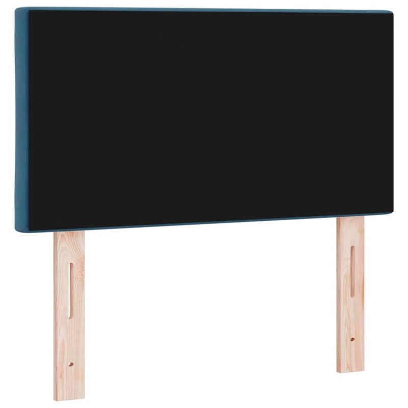 Tăblie cap Albastru închis 80 cm Catifea