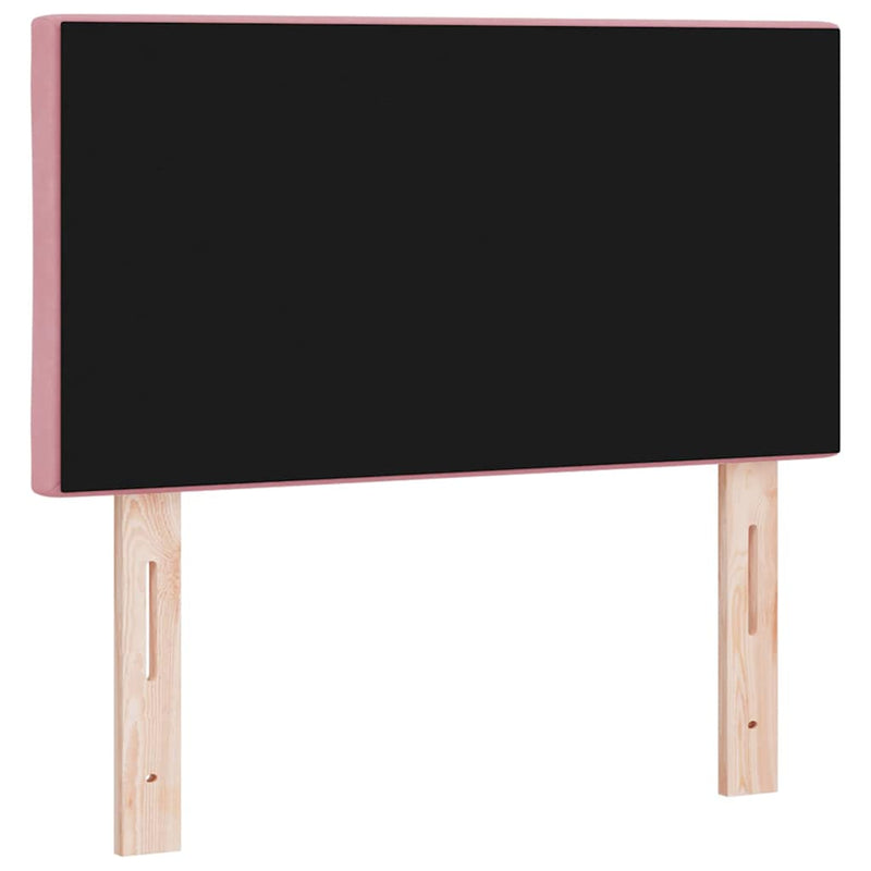 Tăblie cap Roz 80 cm Catifea