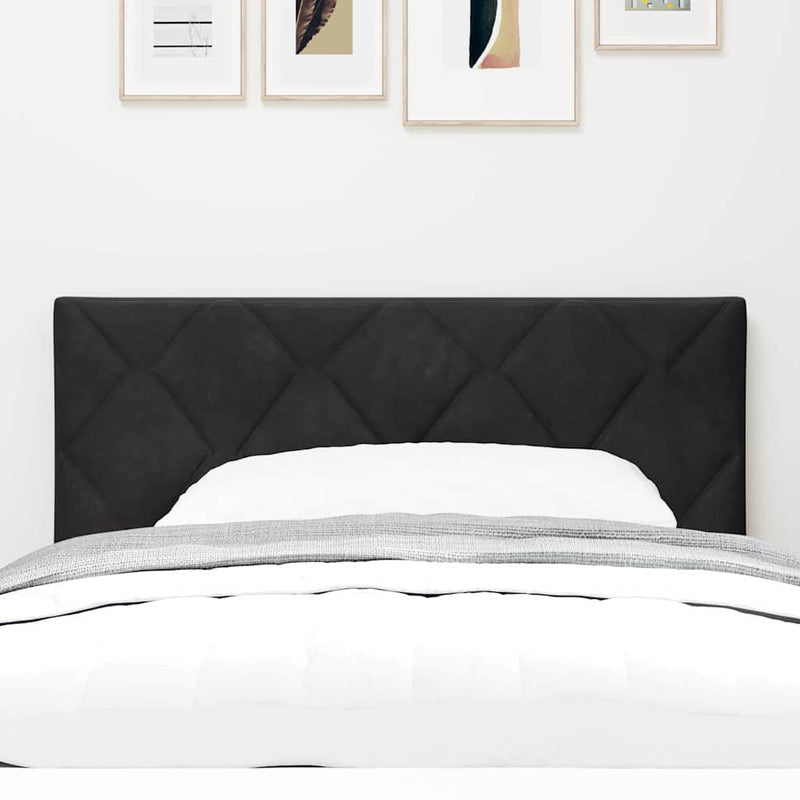 Tăblie cap Negru 90 cm Catifea