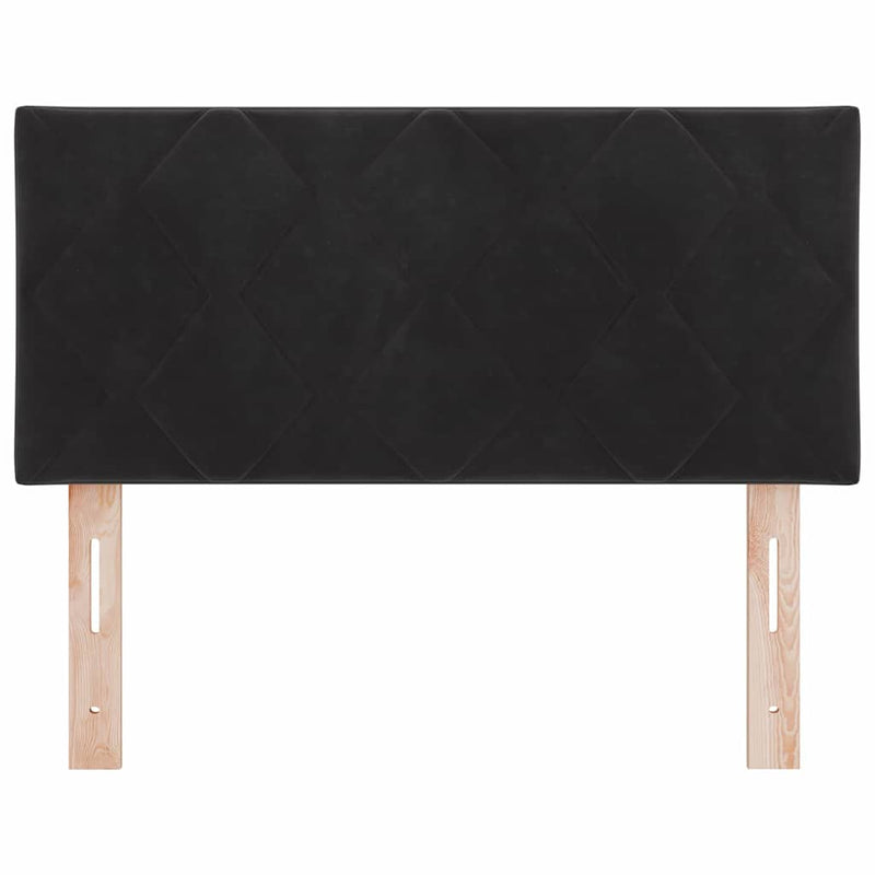 Tăblie cap Negru 90 cm Catifea