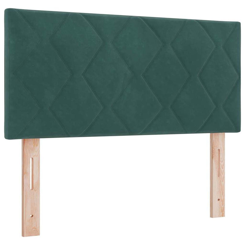 Tăblie cap Verde închis 90 cm Catifea