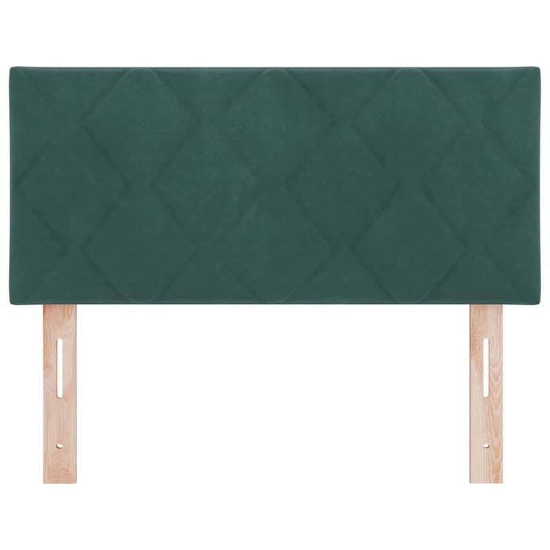 Tăblie cap Verde închis 90 cm Catifea