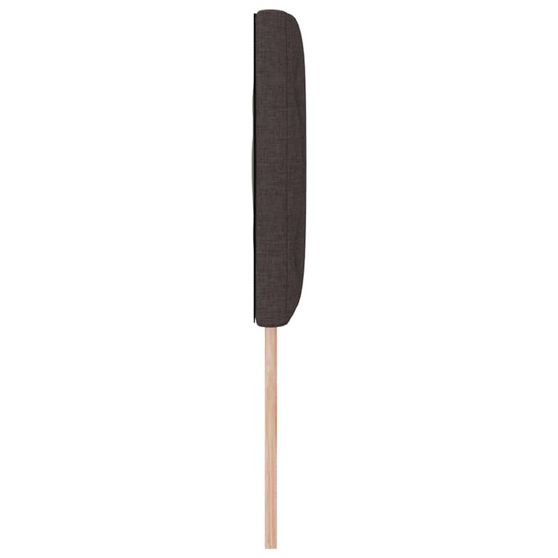 Tăblie cap Maro închis 144 cm țesătură