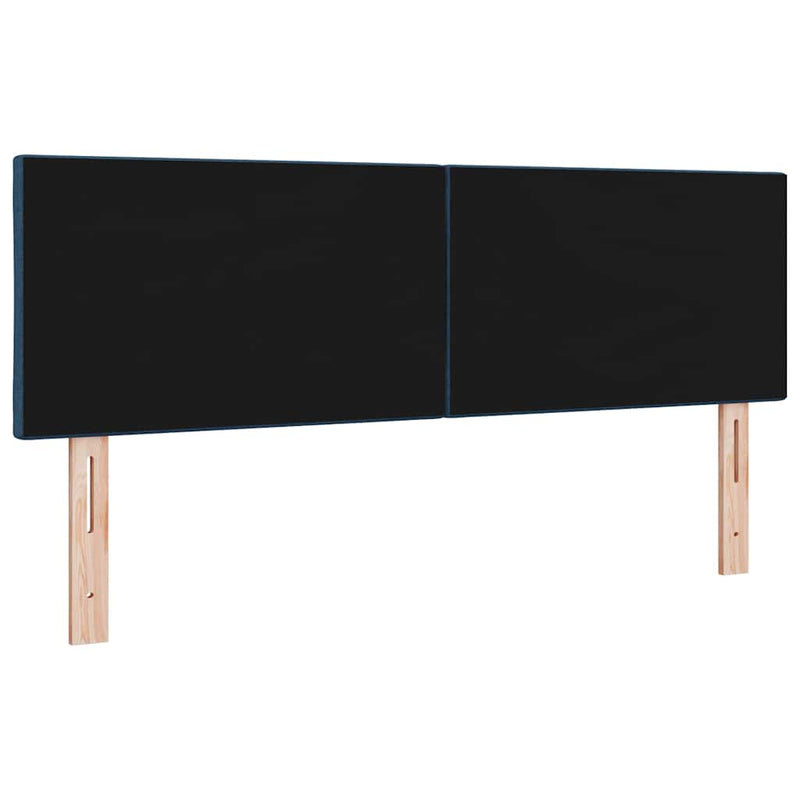 Tăblie cap albastru 144 cm țesătură