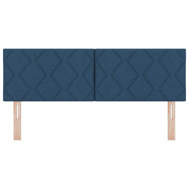 Tăblie cap albastru 144 cm țesătură