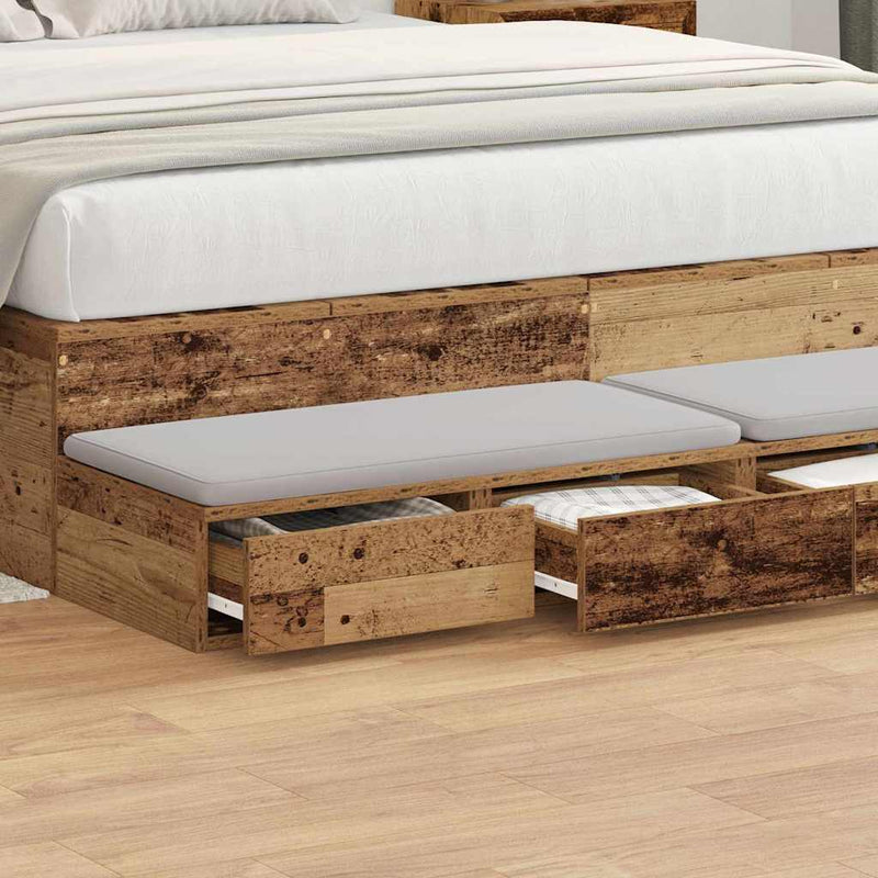 Sertare pentru pat Lemn vechi 140 x 36,5 x 16,5 cm