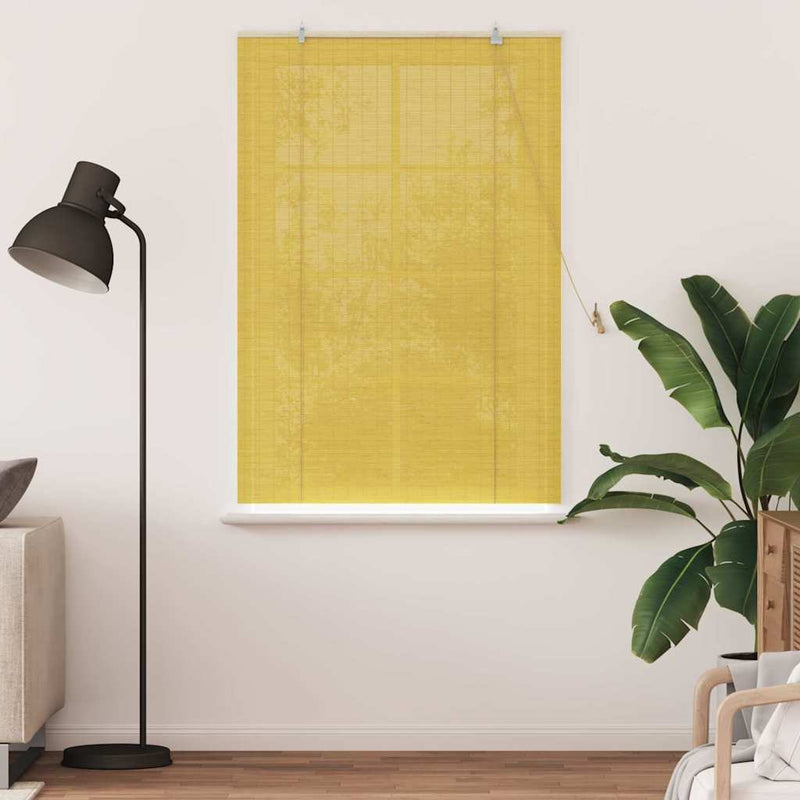Rulou textil Galben 100 x 160 cm Bambus