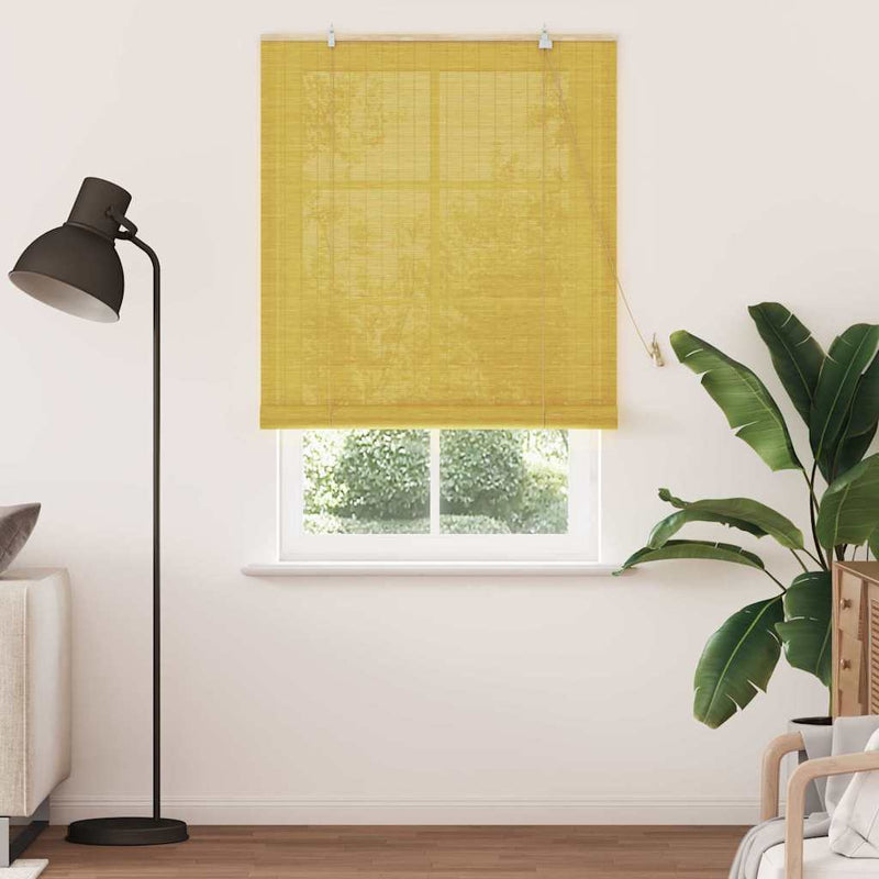 Rulou textil Galben 110 x 220 cm Bambus