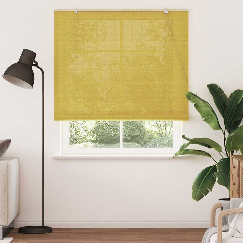 Rulou textil Galben 150 x 220 cm Bambus