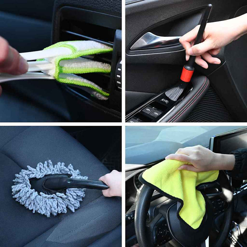 Set de perii pentru mașină Multicolour poliratan