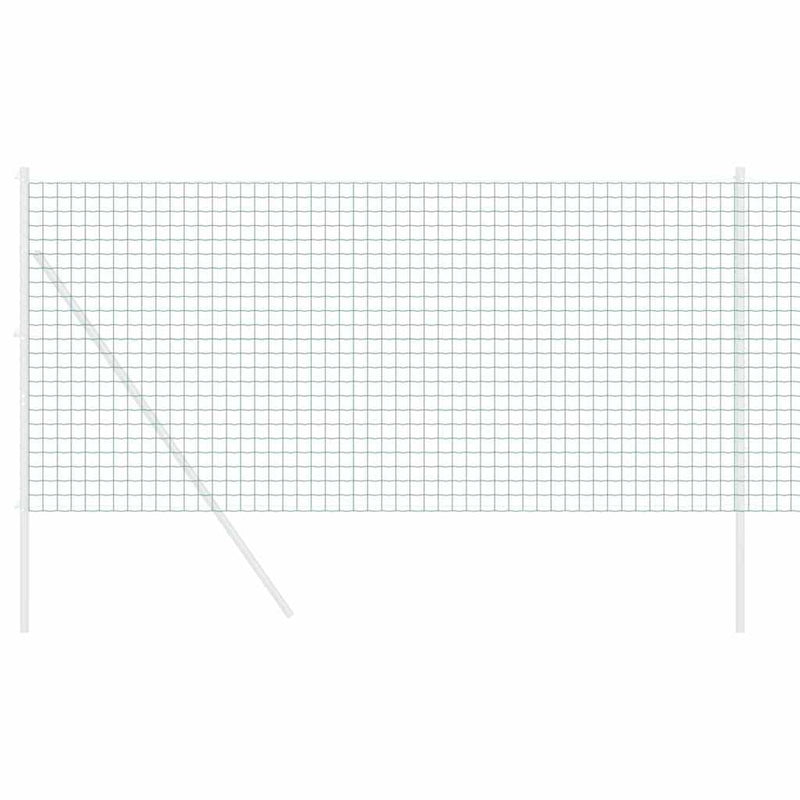 Gard Euro 1,4 x 10 m Fier acoperit cu PVC Verde