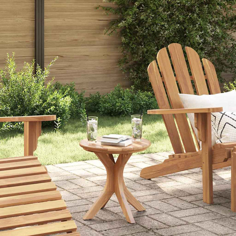 Masă laterală Maro 40 x 40 x 41 cm Lemn solid de tec