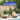 Parasol Balinez albastru 215 x 215 x 260 cm