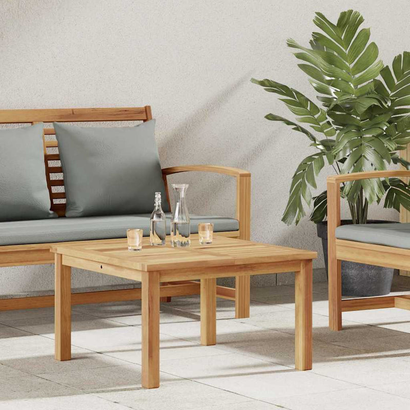 Masă de cafea Maro 60 x 60 x 36 cm Lemn solid de tec