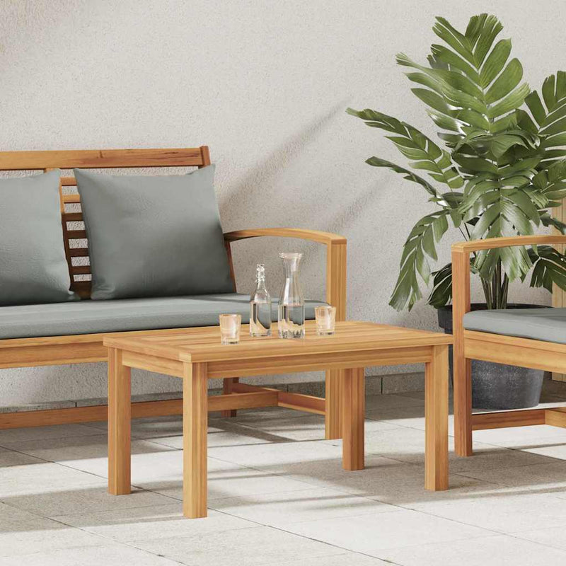 Masă de cafea Maro 70 x 40 x 36 cm Lemn solid de tec