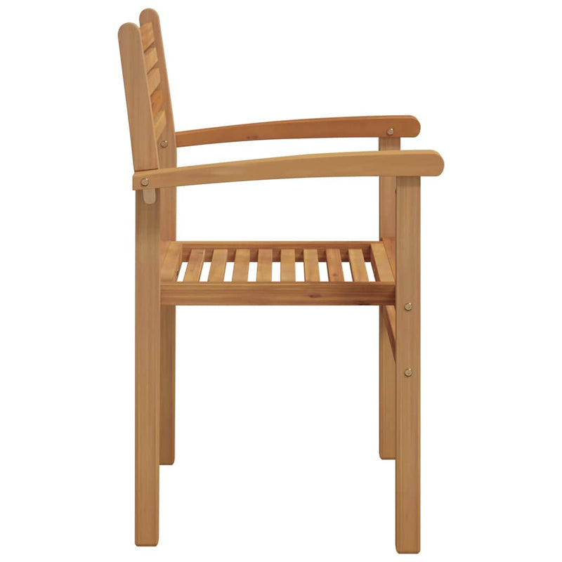 Scaun 2 buc. Maro Lemn solid de tec