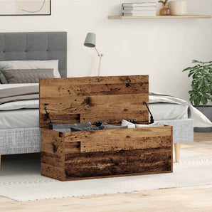 Cutie de depozitare Lemn Vechi 90 x 35 x 35 cm Lemn prelucrat