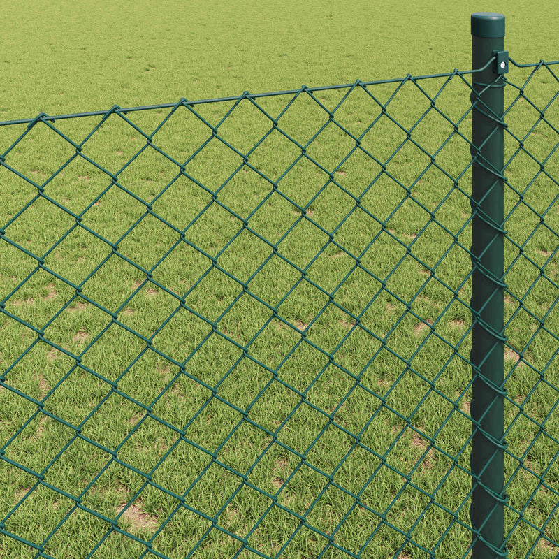 Gard cu plasă de sârmă 25 x 0,4 m Oțel Verde